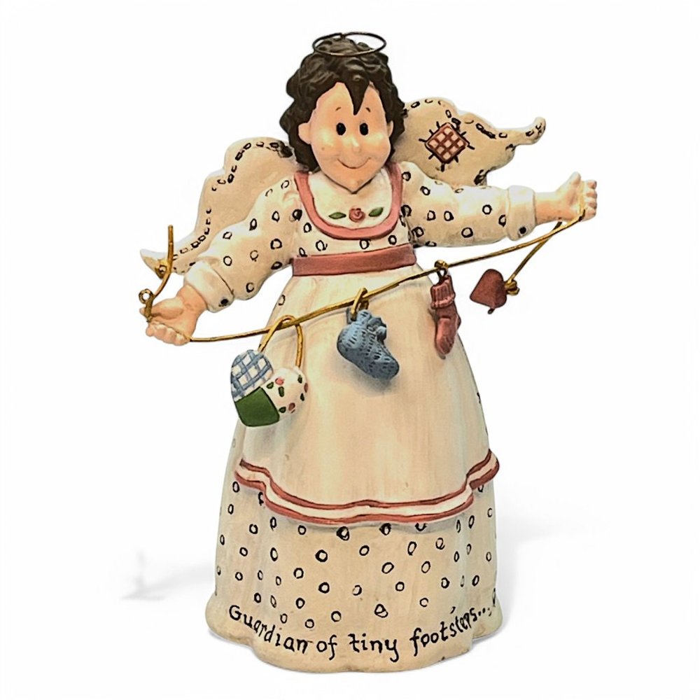Tattertale Angels Sani Gore Evans  "Guardian of Tiny Footsteps" 2000 Figurine